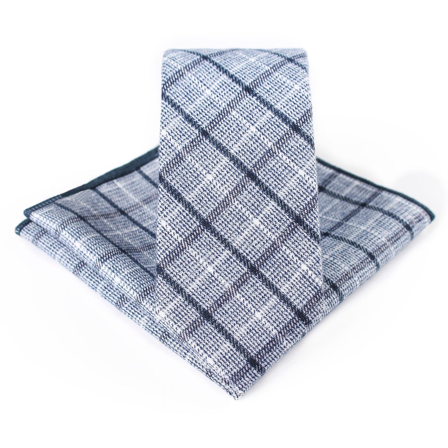 Business Casual Tie Set with Pocket Square
