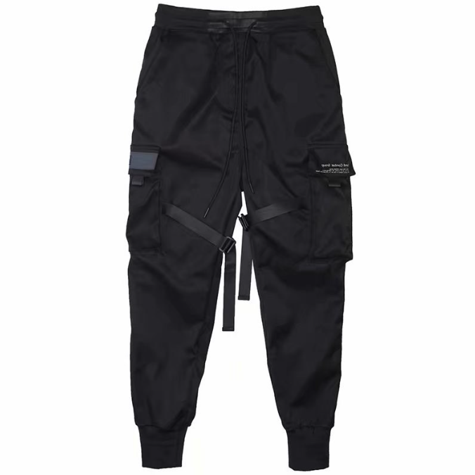 Harajuku Style Multi-Pocket Casual Loose Fit Pants