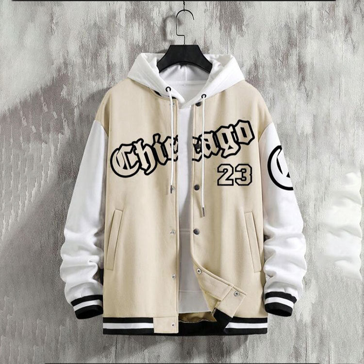 Harajuku Style Youth Men's Baseball Jacket