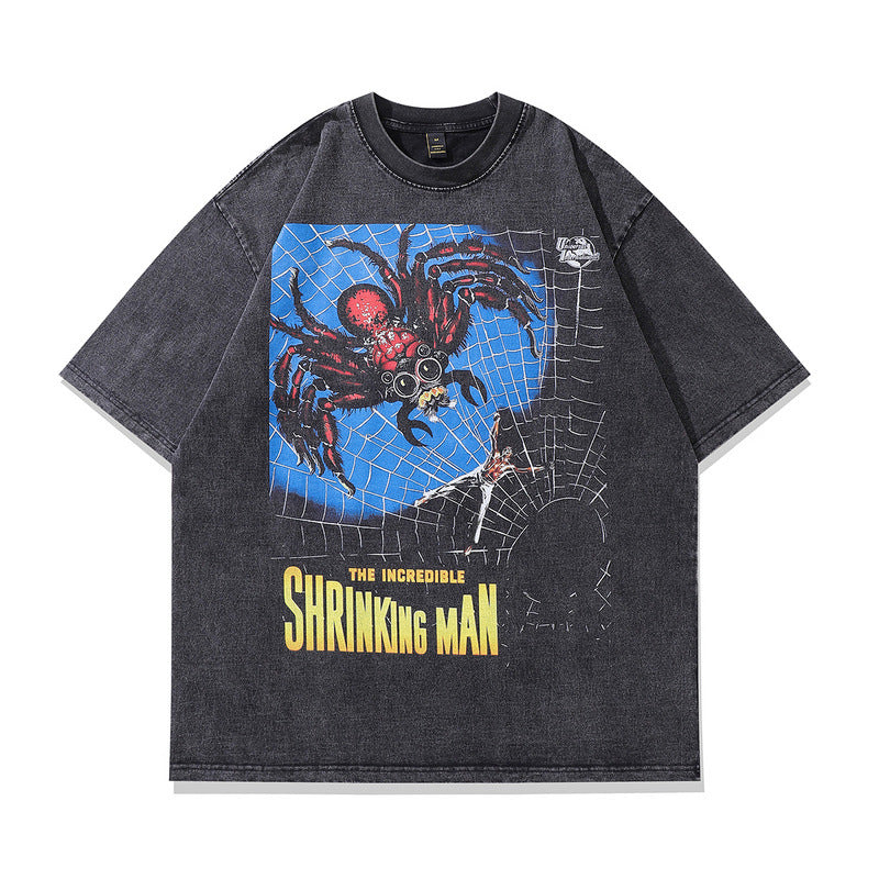 Harajuku Style Loose Fit Graphic T-Shirt for Men
