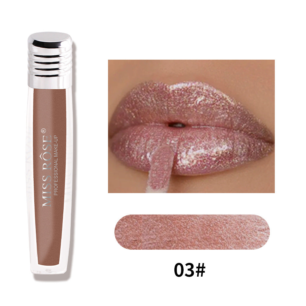 Candy Pearl Lip Gloss - Non-Sticky Velvet Finish