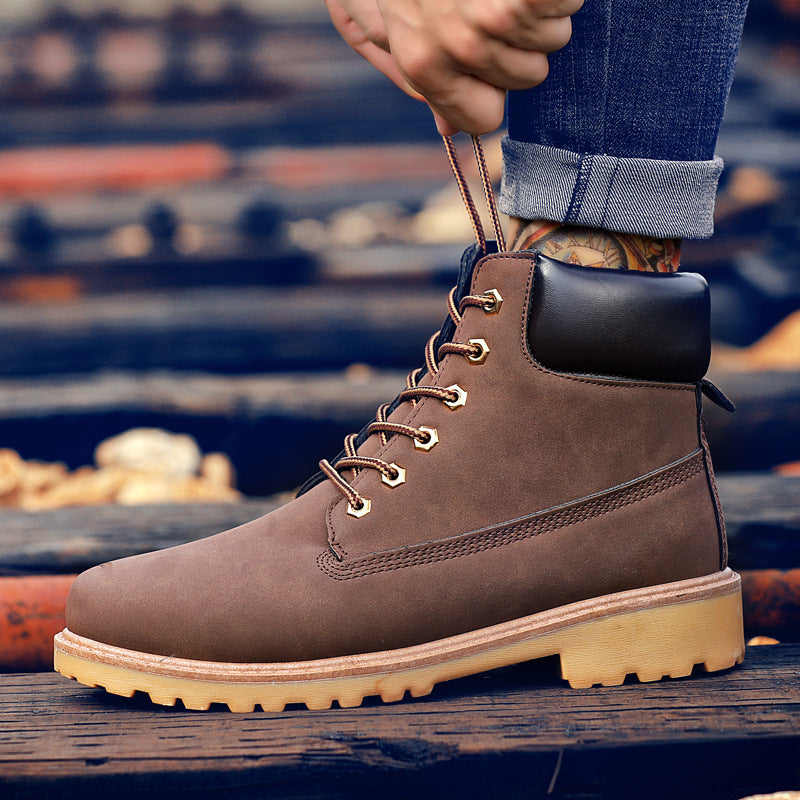 Casual High Top Boots for Men - Trendy Street Style