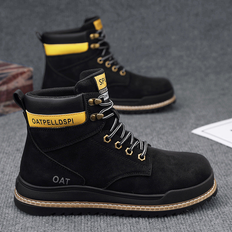 Retro Boots for Men - Casual High Top Workwear