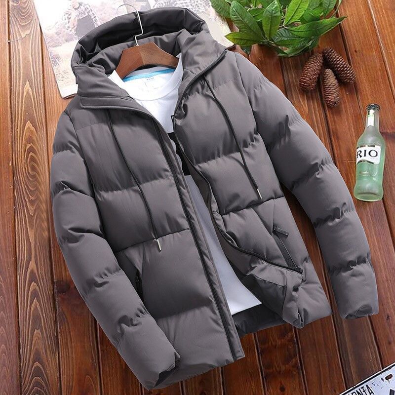 Harajuku Style Men's Cotton Jacket - Trendy Casual Outerwear