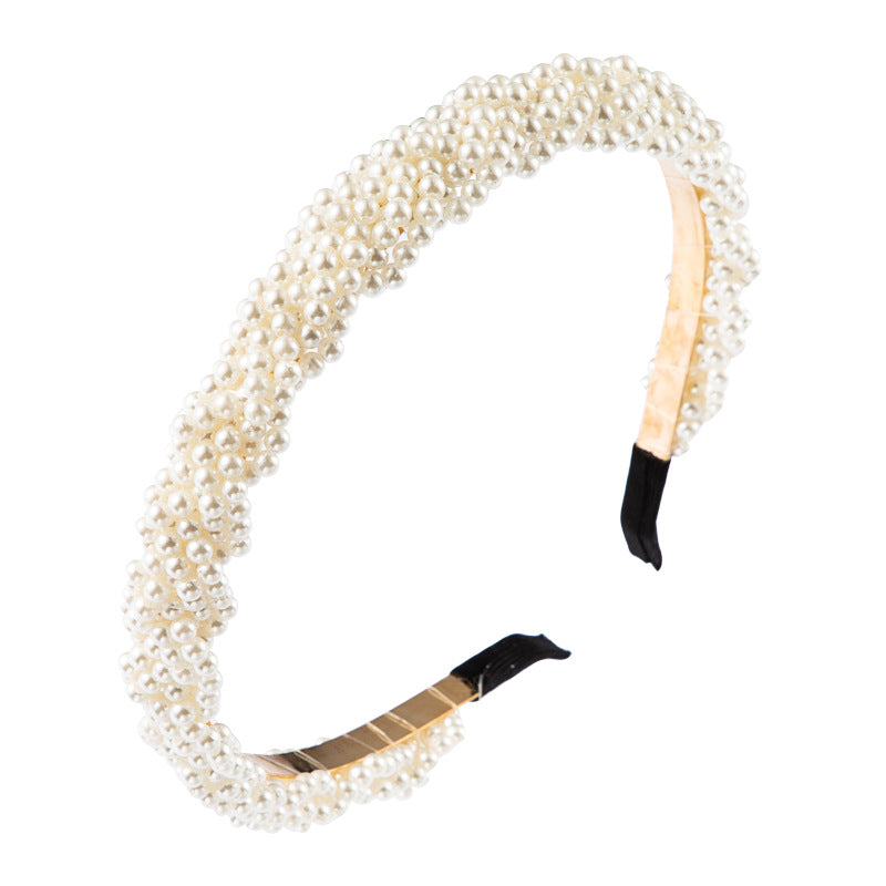 Korean Pearl Hair Hoop - Fairy Style Headband