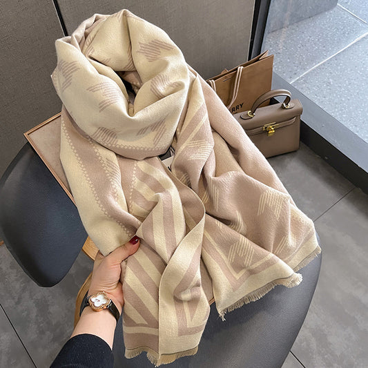 Luxury Cashmere Pashmina Scarf - Harajuku Style