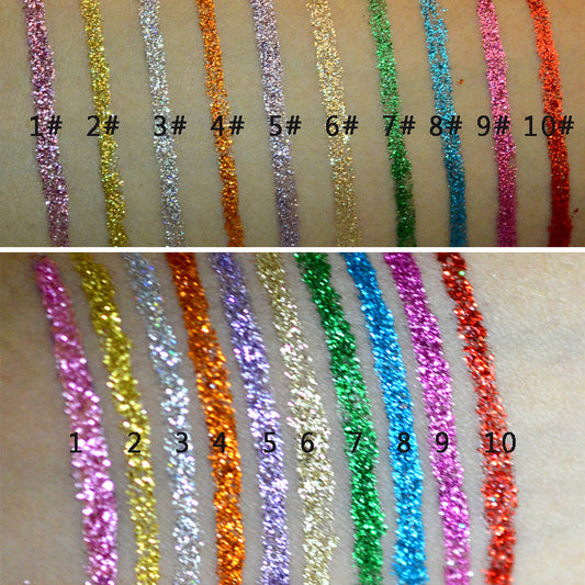 Explosive Sequins Pearl Glitter Liquid Eyeliner Set