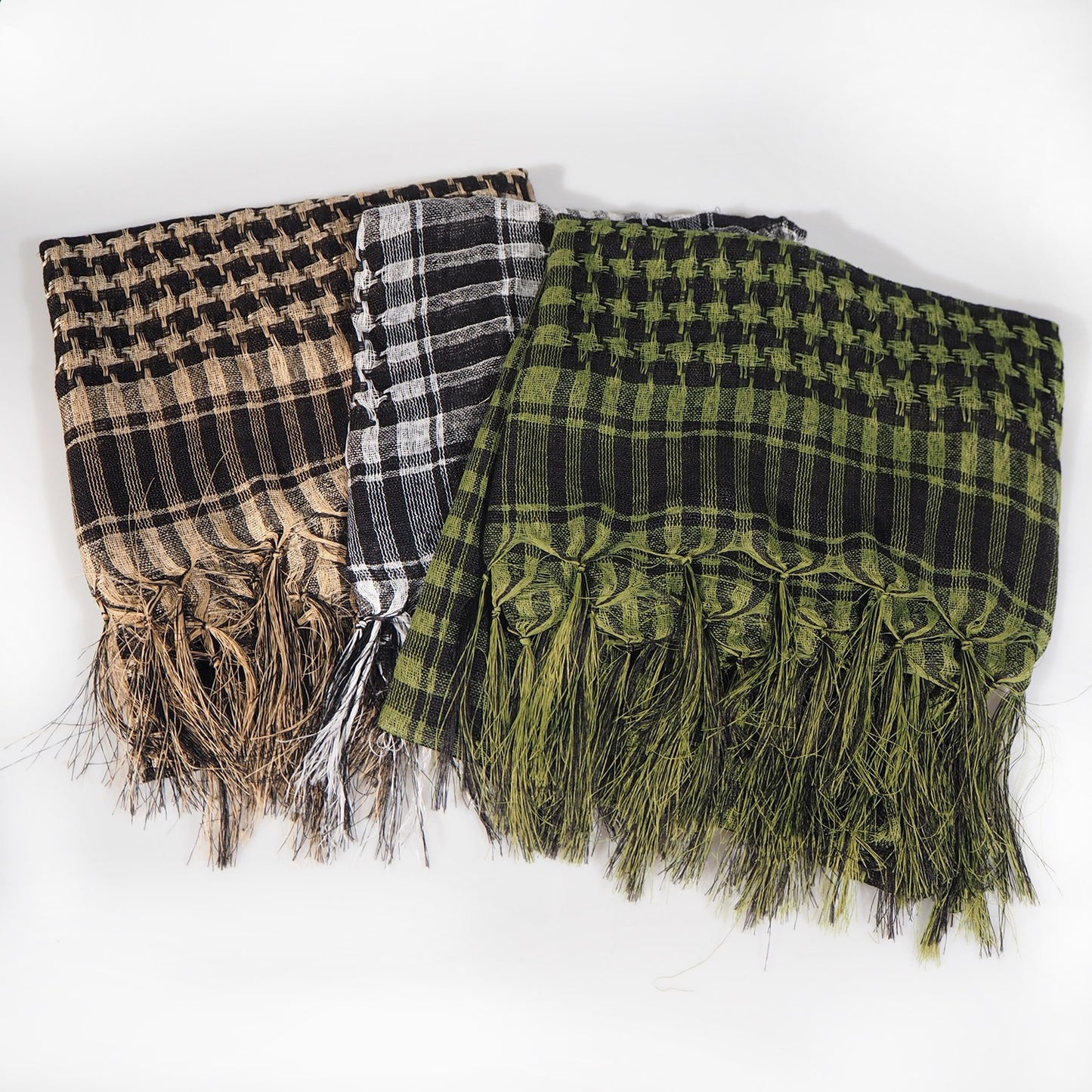 Harajuku Style Network Silk Thousand Bird Grid Scarf