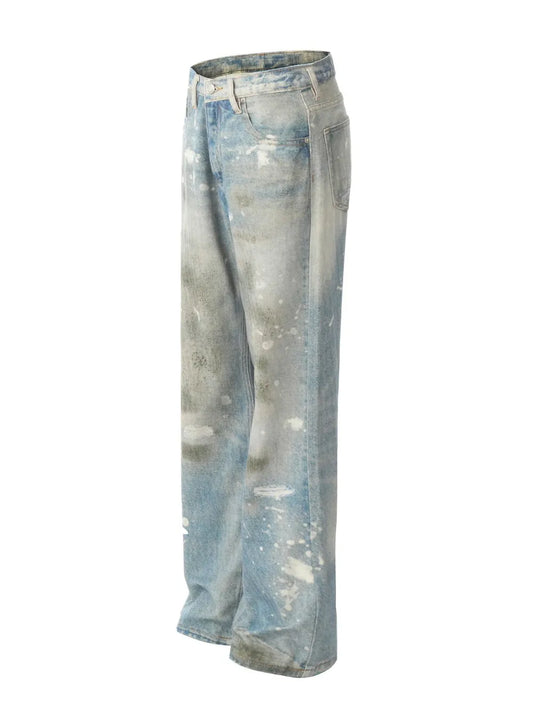 Men's Harajuku Style Straight Leg Jeans