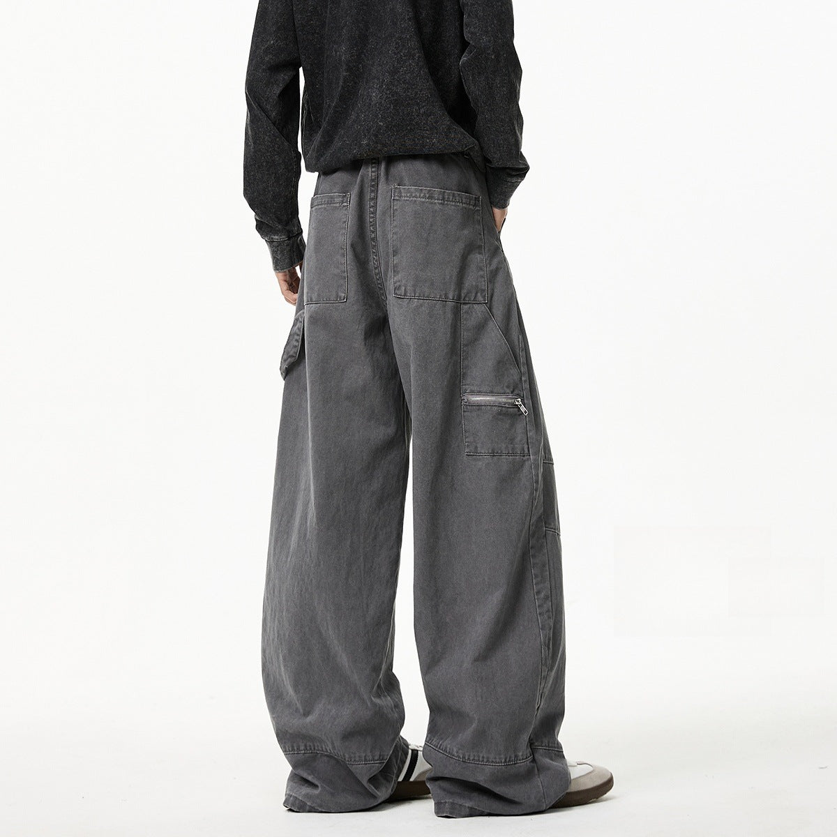 Irregular Deconstruction Denim Pants for Summer