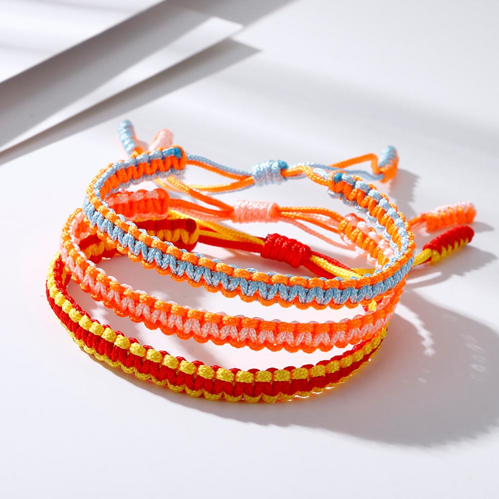 Ethnic Tibetan Buddha Amulet Bracelets - Handmade Multicolor