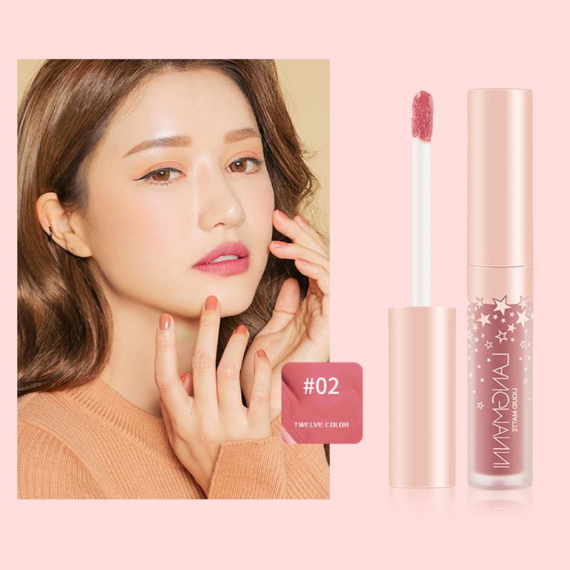 12PCS Waterproof Matte Lipsticks - Bold Colors for All Occasions