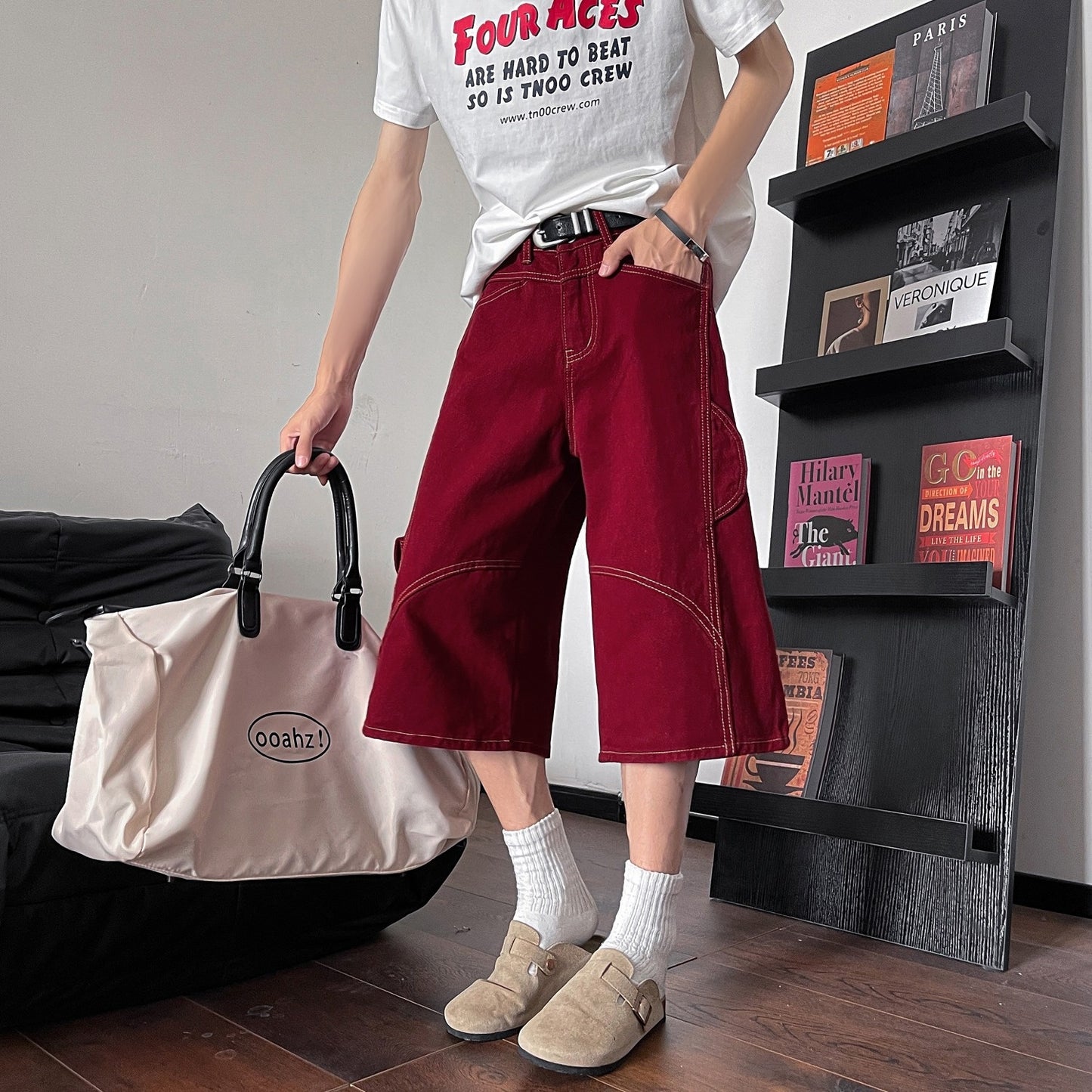 Summer Loose Casual Versatile Cropped Pants