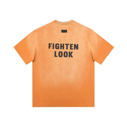 Harajuku Style Loose Fit Letter Print Short Sleeve Tee