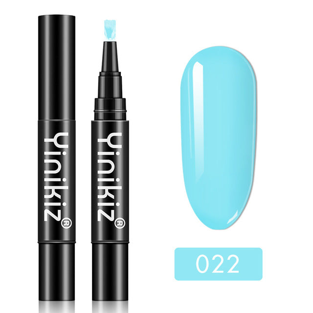One Step Gel Nail Polish Pen - Instant Neon Colors