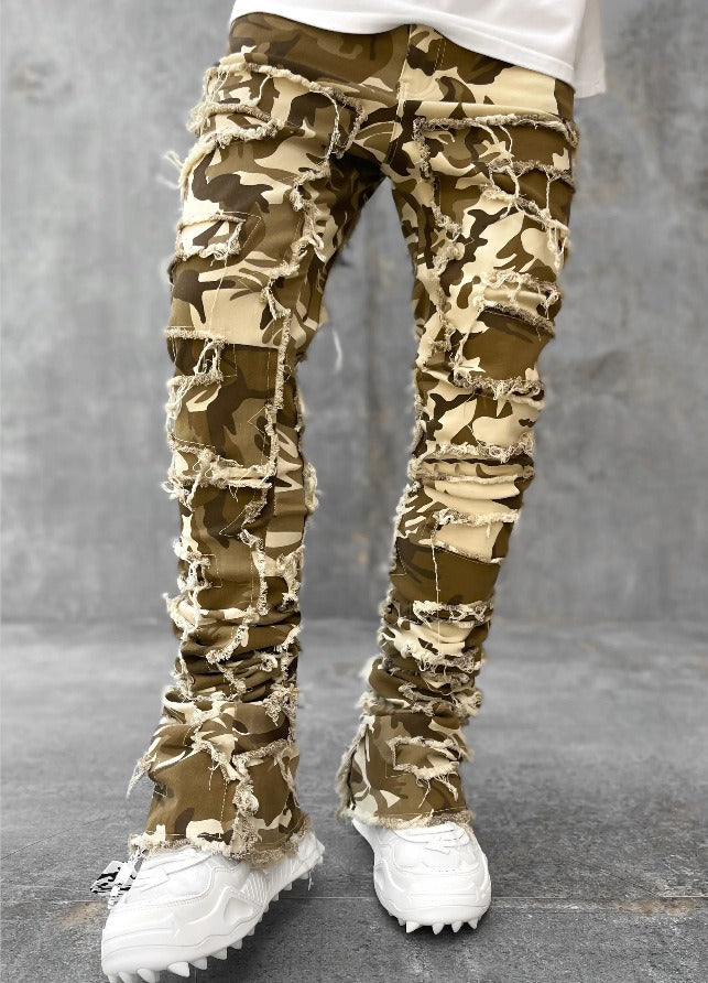 Men's Harajuku Style Denim Straight Leg Pants