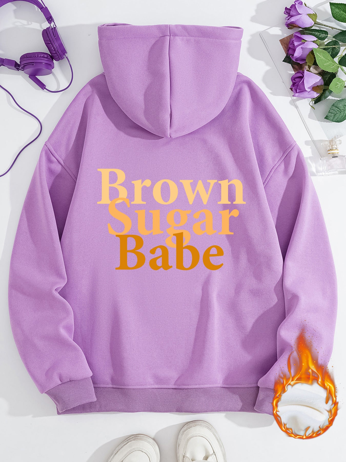 Brown Sugar Babe Thick Fleece Hoodie