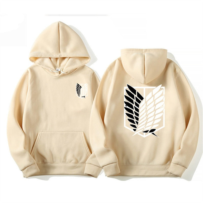 Mikasa Allen Hooded Sweatshirt - Harajuku Style