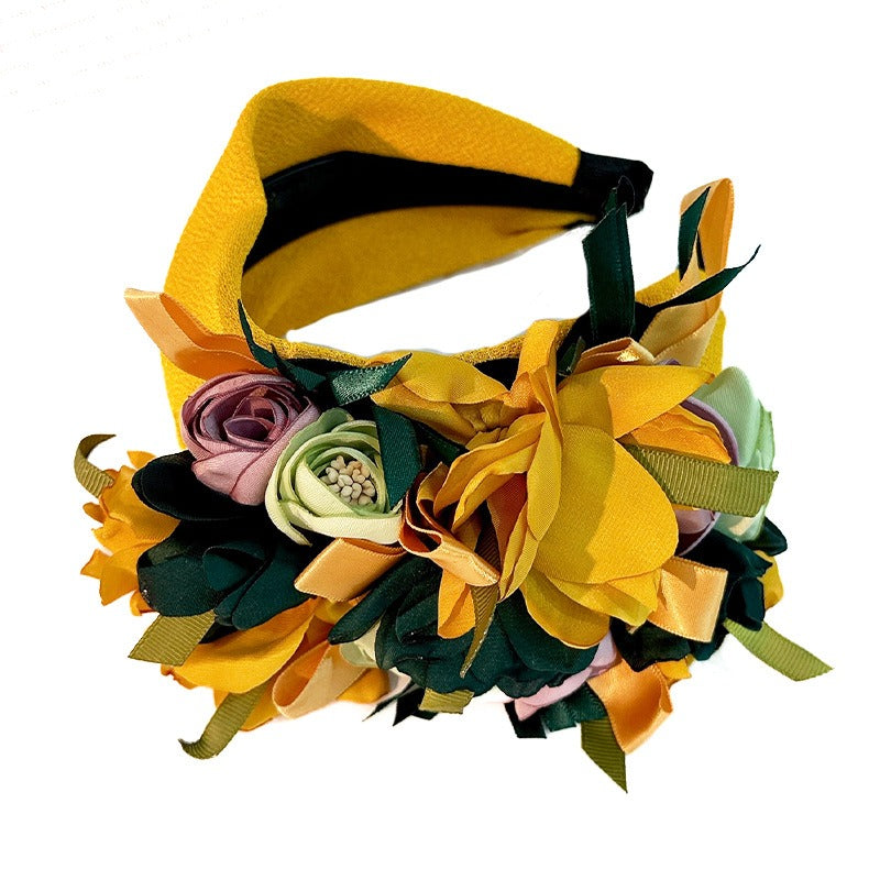 Handmade Fabric Headband Hair Clip