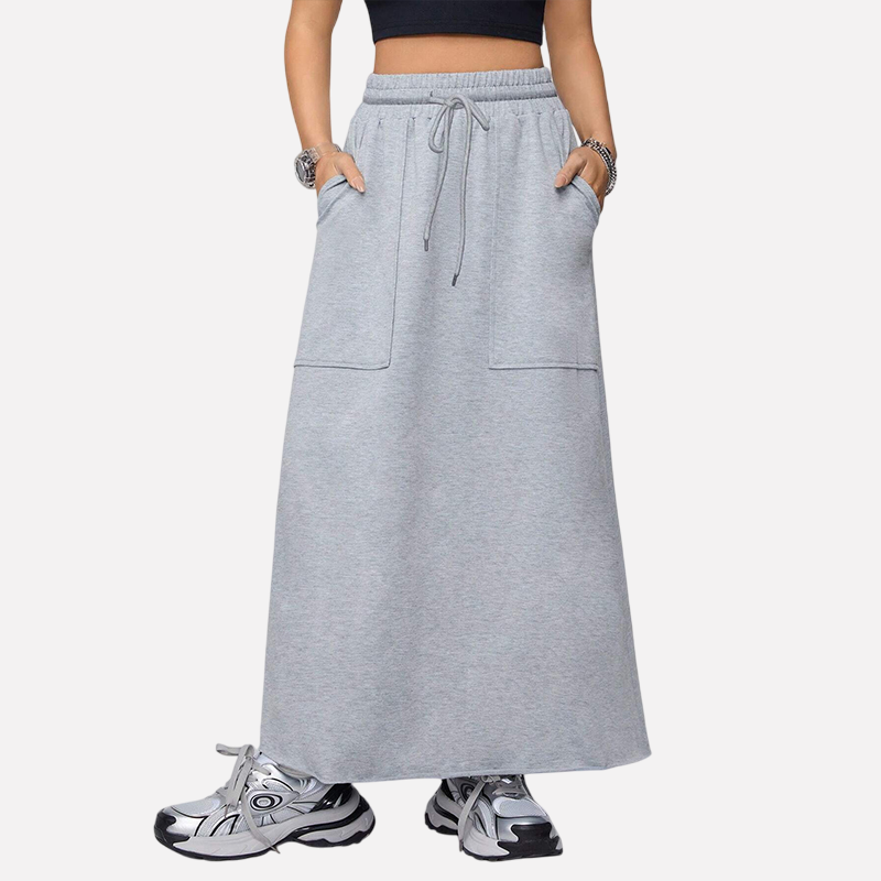 Harajuku Style Women's Casual Loose Sports Half Length Skirt
