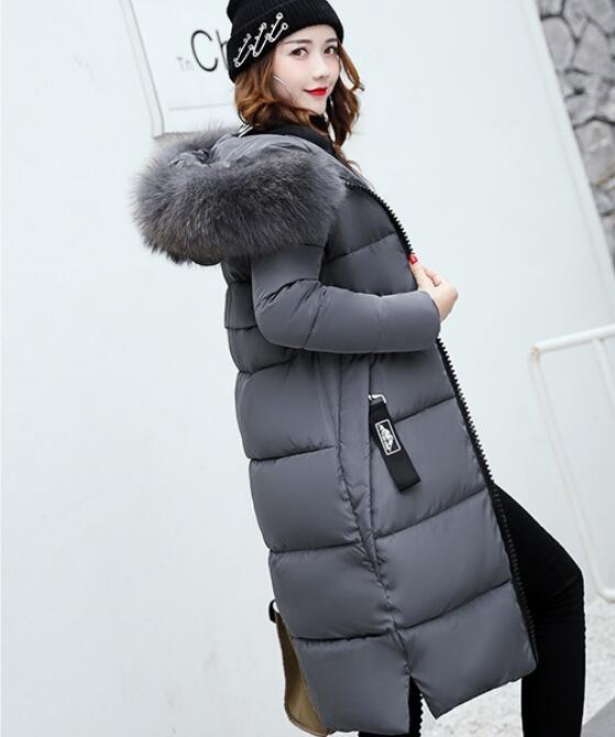 Harajuku Style Women’s Winter Jacket with Detachable Fur Collar