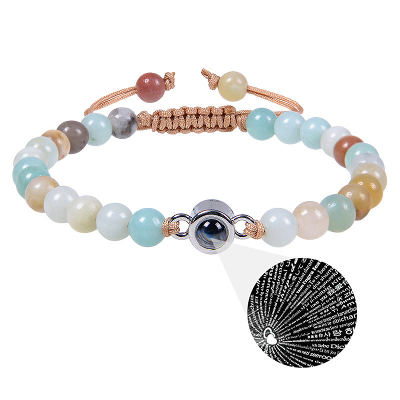 100 Languages I Love You Photo Projection Bracelet