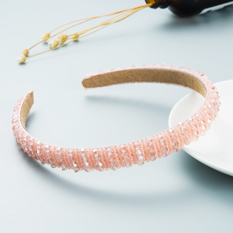 Hand-Woven Beaded Hair Hoop Headband
