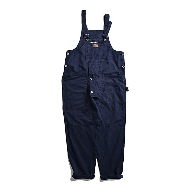 Vintage Japanese Style Workwear Overalls for Men