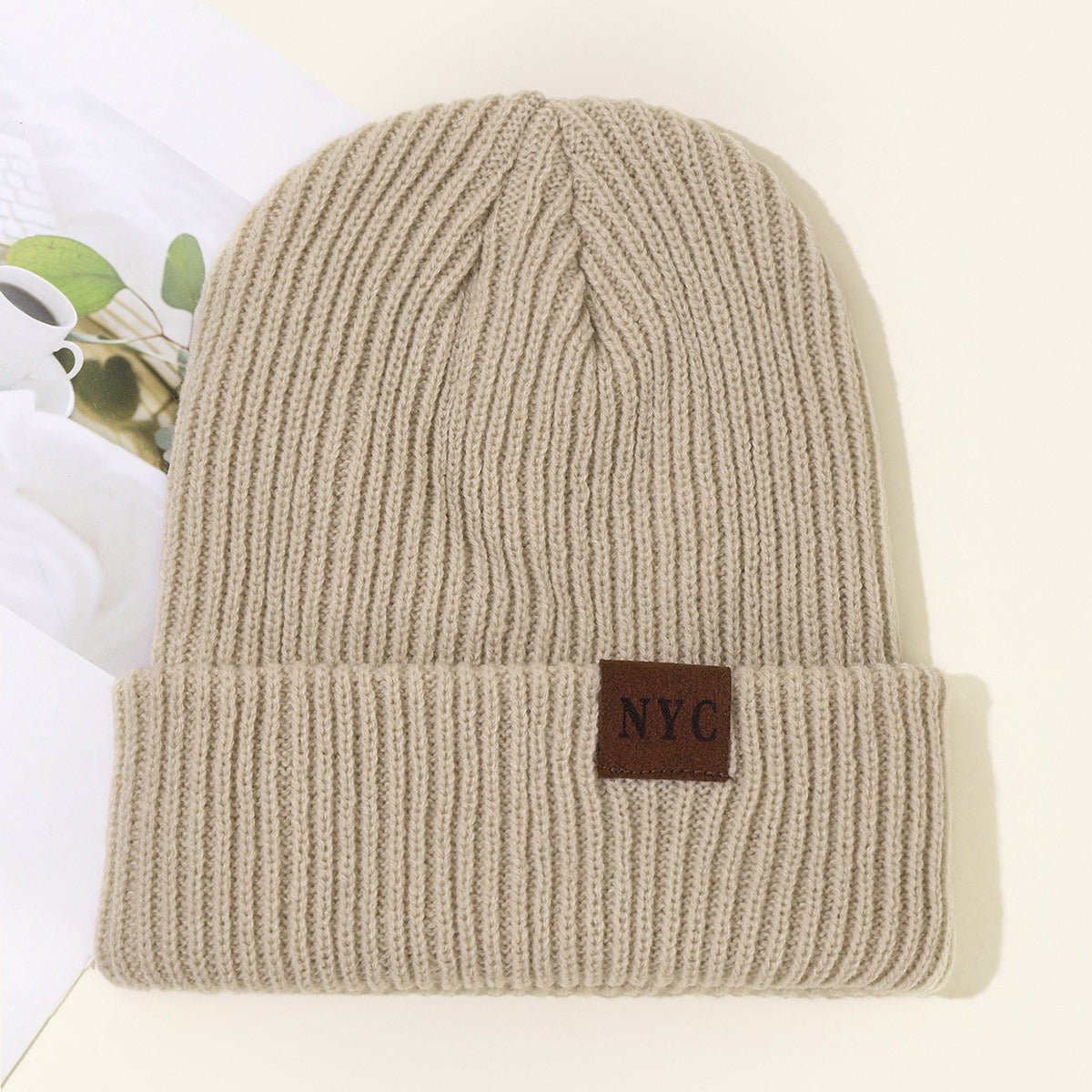 Harajuku Solid Color Warm Windproof Knitted Cap