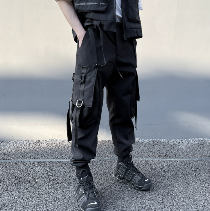 Harajuku Style Loose Overalls - Functional & Fashionable