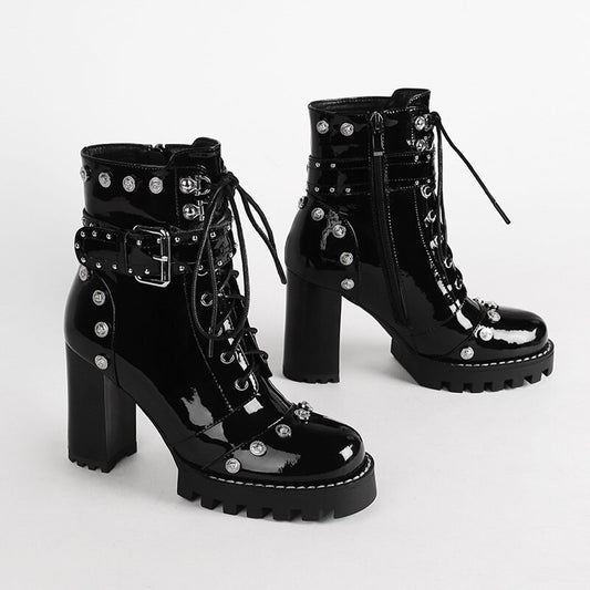 Genuine Leather Harajuku Style Women's Boots