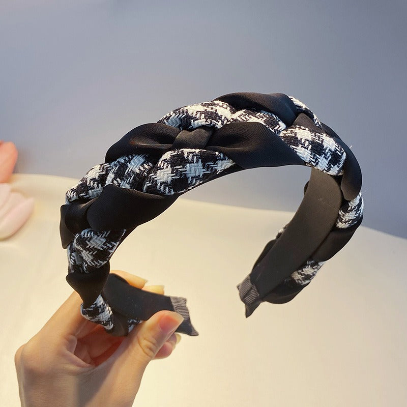Thousand Birds Check Hair Band