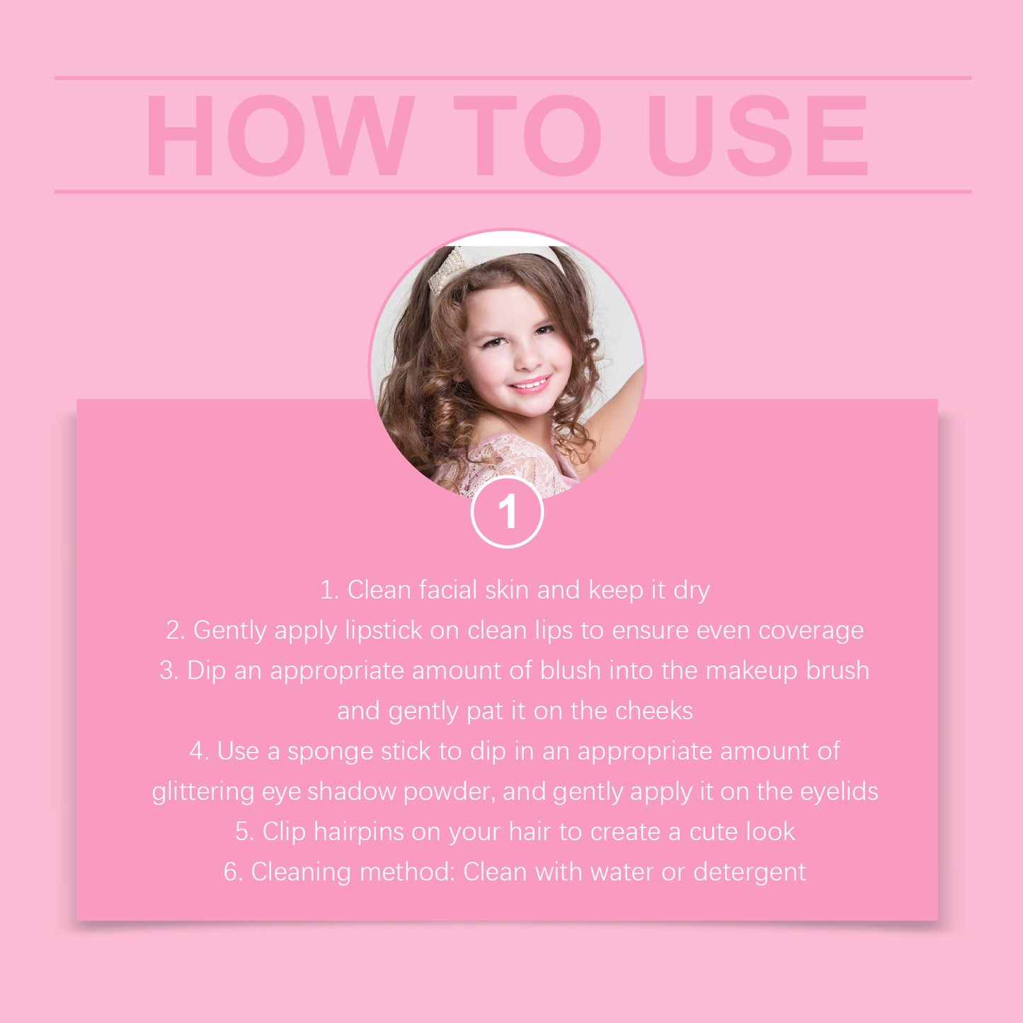 Playful Kids Makeup Set Gift Box for Creative Fun