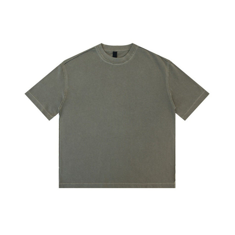 Harajuku Style Water Washed Distressed Loose Fit T-Shirt