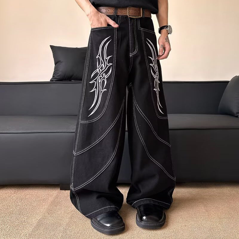 Summer Loose Straight Leg Wide Leg Pants
