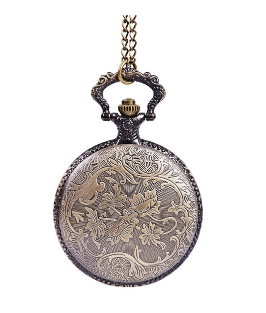 Vintage Harajuku Style Zodiac Pocket Watch