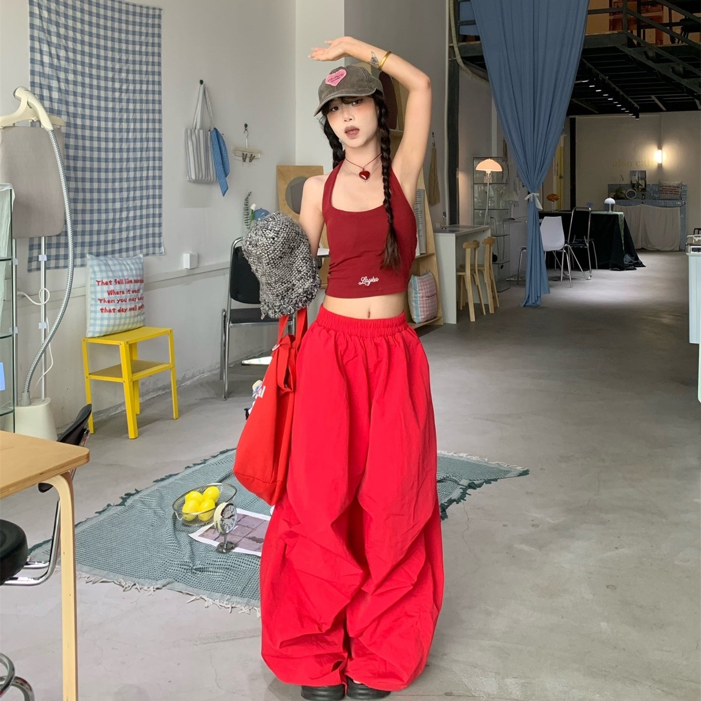 Versatile Harajuku-Inspired Floor Length Pants
