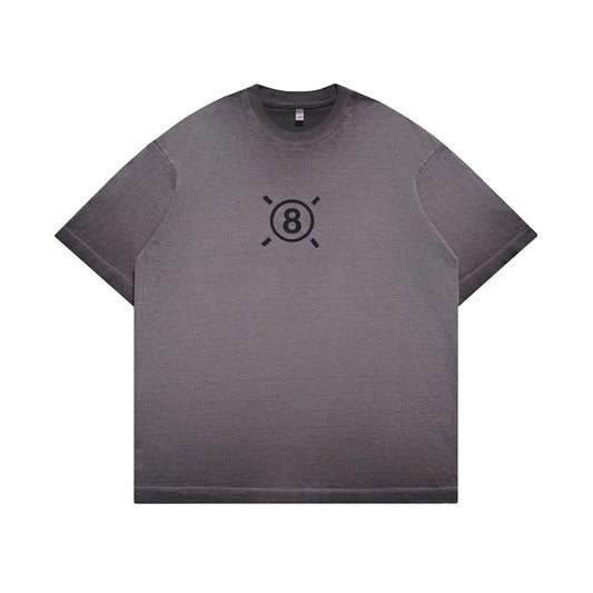 Reflective Printed Loose Casual Short Sleeve Shirt