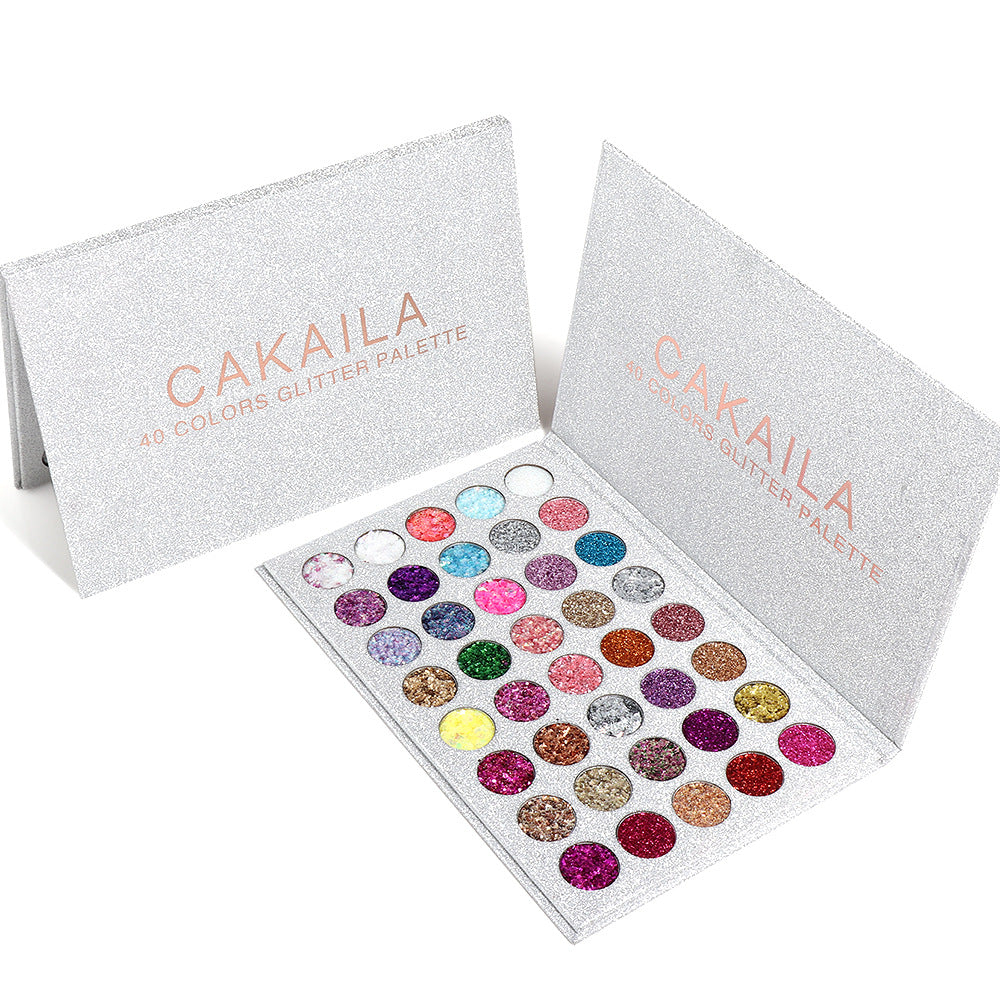 40 Color Eye Shadow Palette - Harajuku Style Glitter
