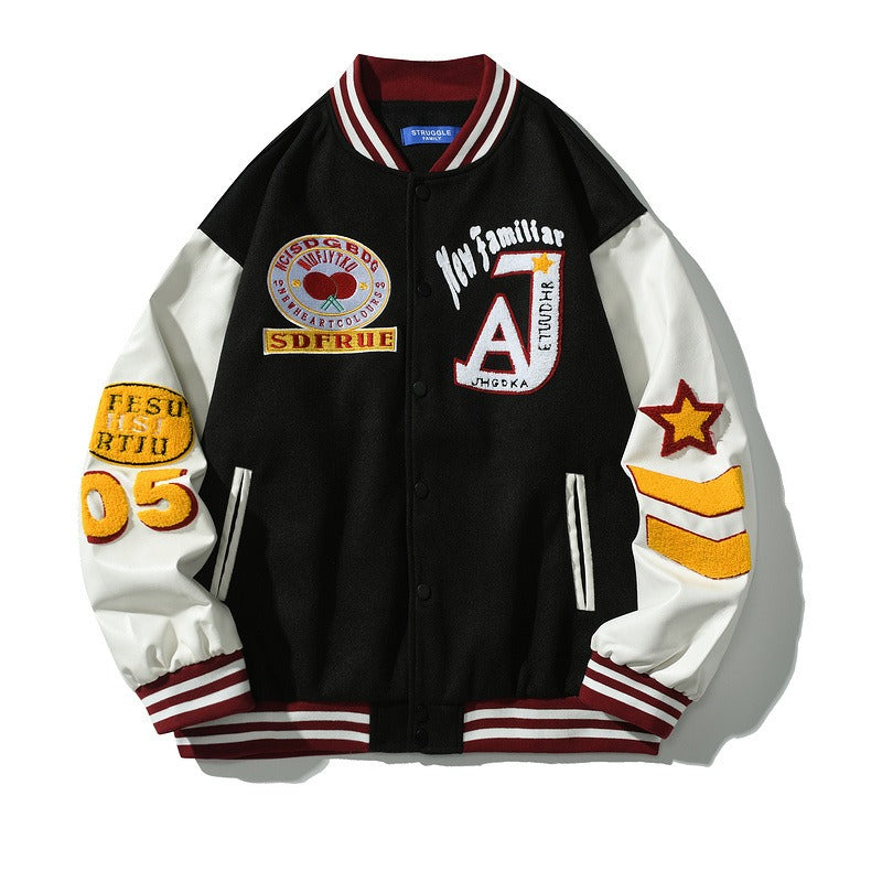 Harajuku Style Loose Jacket for Men - Street Casual Fashion
