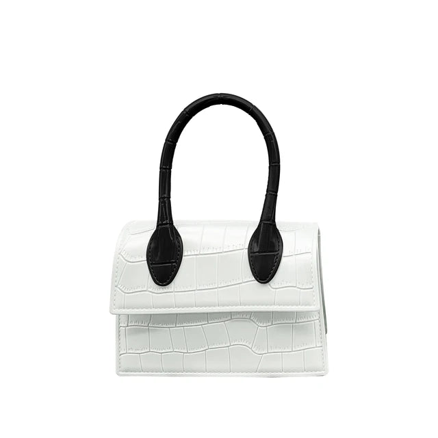 Harajuku Crocodile Pattern PVC Mini Crossbody Bag