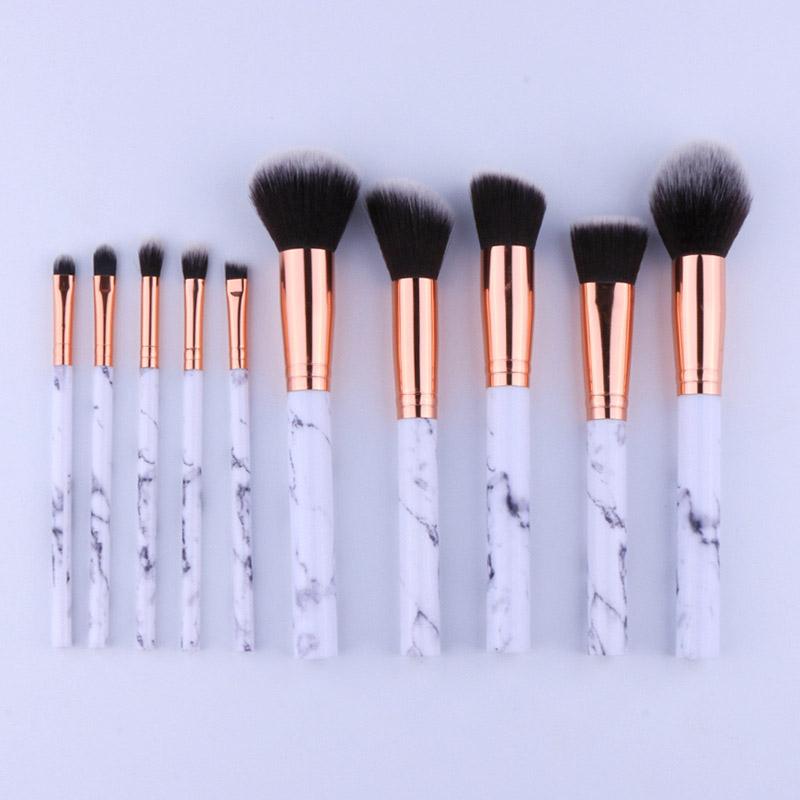 10Pcs Professional Harajuku Style Makeup Brush Set