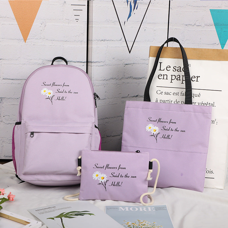 Cute Harajuku Style 3-Piece School Backpack Set