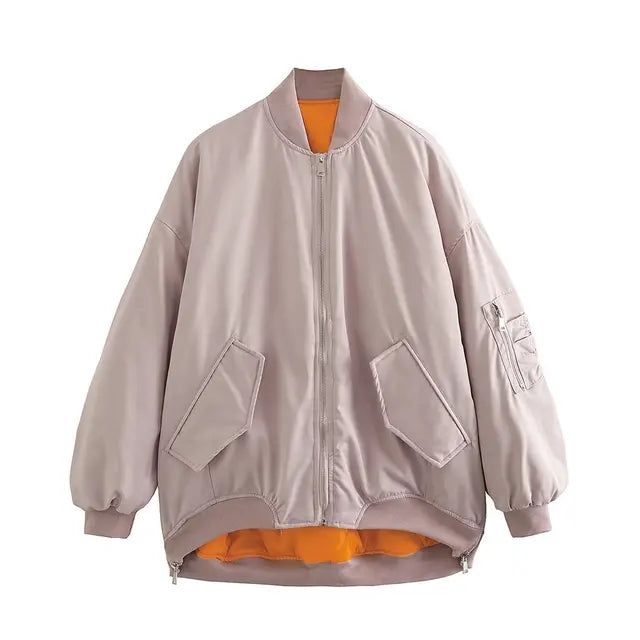 Harajuku Style Women's Casual Bomber Jacket