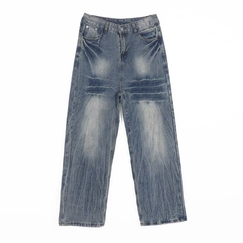 Thin Long Straight Tube Loose Curved Knife Pants
