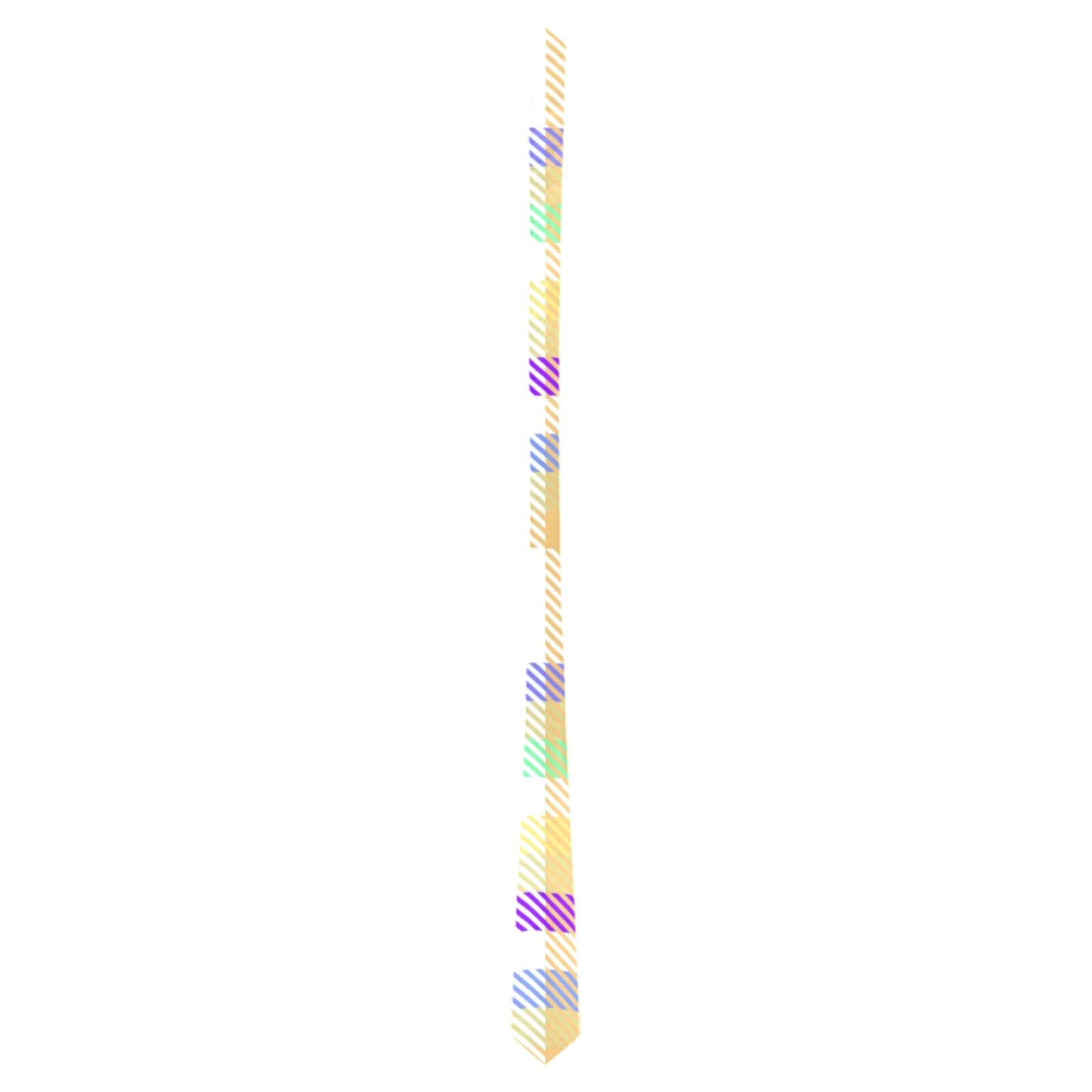 Custom Peekaboo Necktie - Pastel Plaid