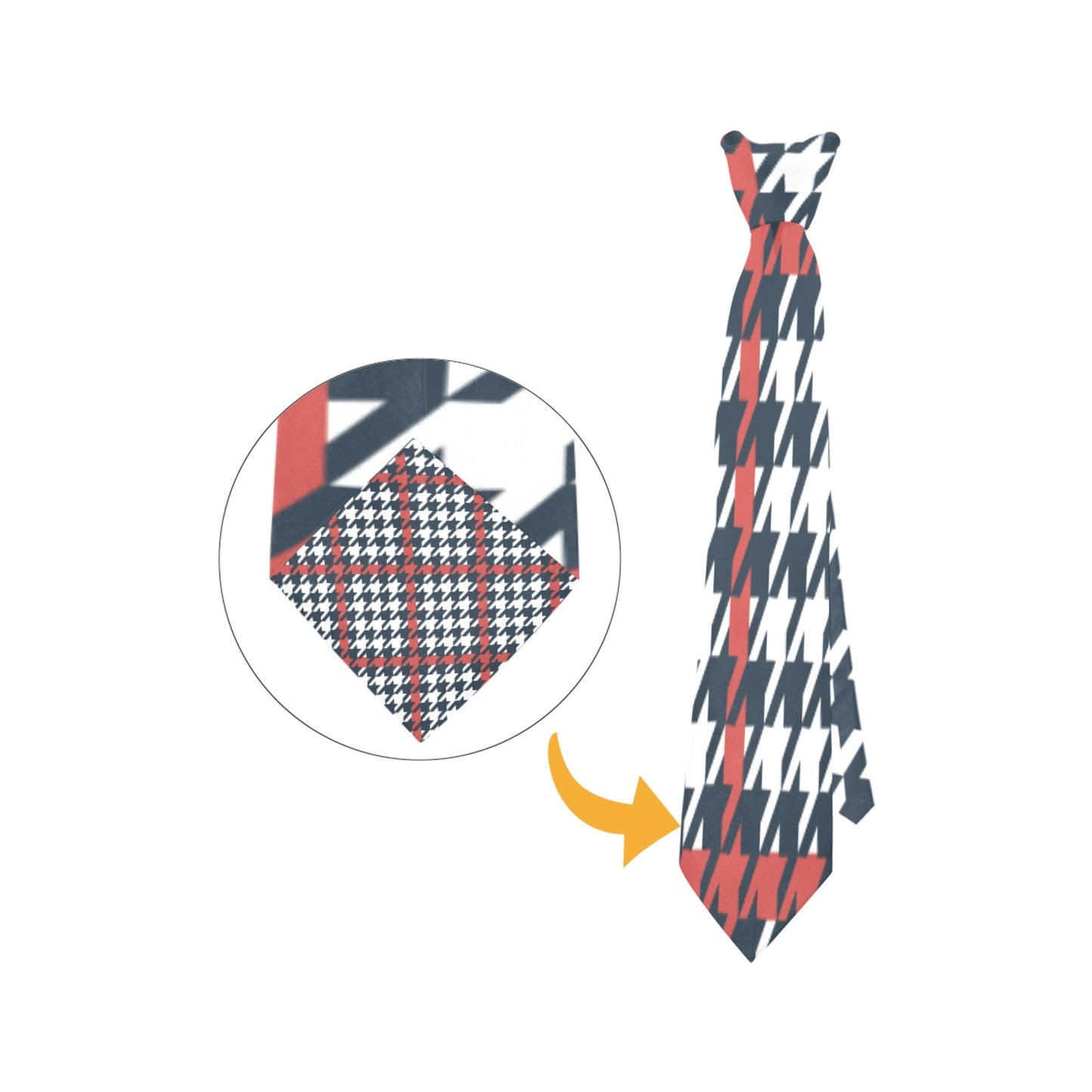 Plaid Custom Peekaboo Necktie