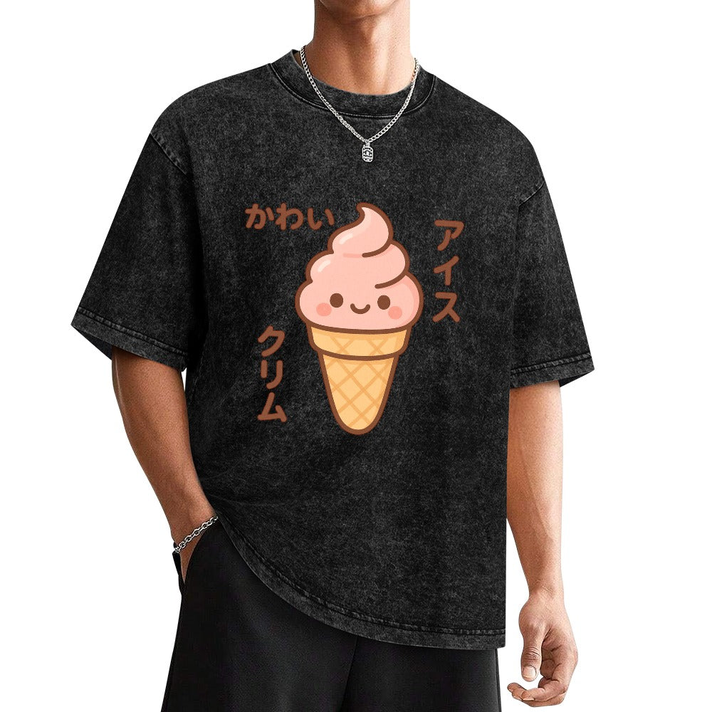 Kawaii Japanese Ice Cream Cone T-Shirt