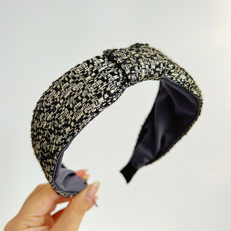 Red Broken Hair Knot Headband
