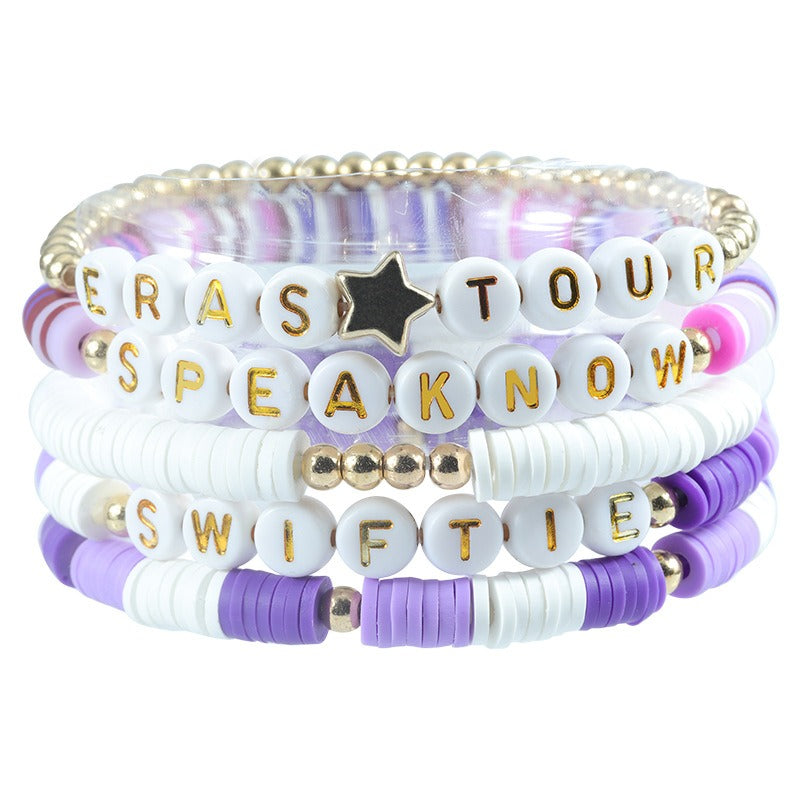 Colorful Harajuku Style Beaded Bracelet Set